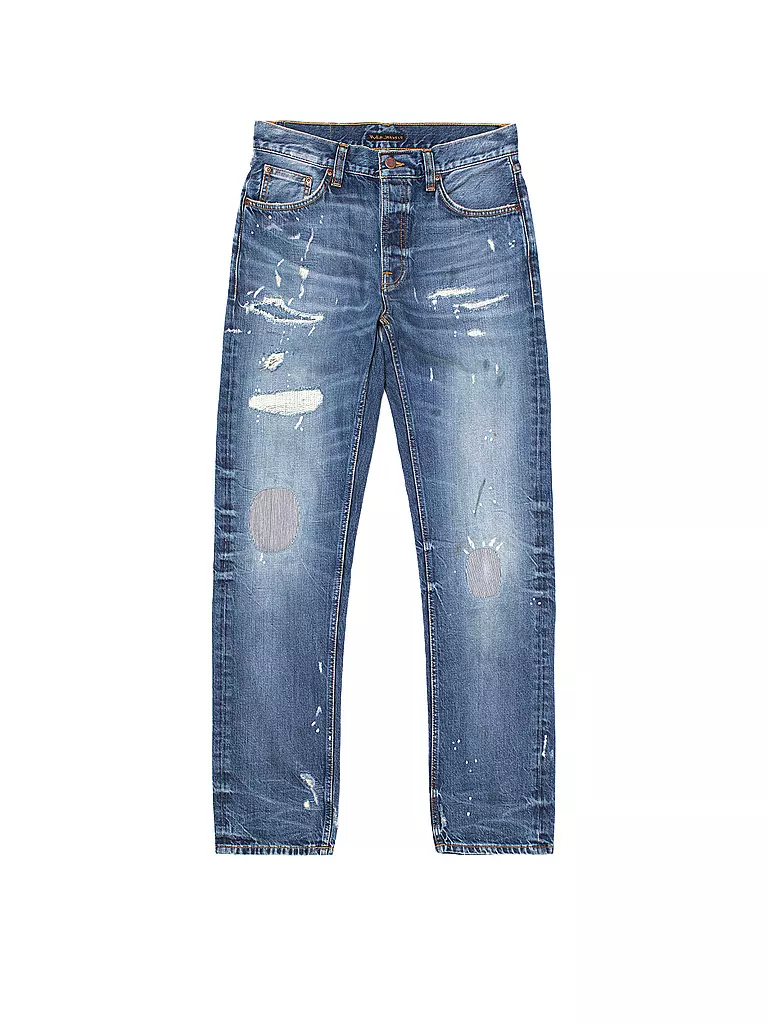 NUDIE JEANS Jeans Straight Fit  blau
