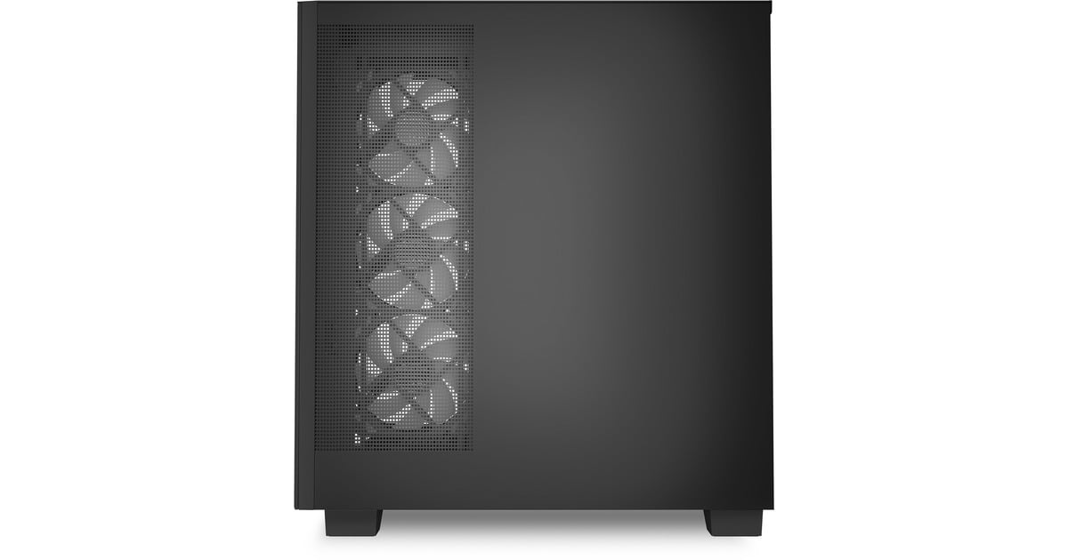 SharkoonELITE SHARK CA500 midi tower behuizing  (Zwart | 2x USB-A | 1x USB-C | RGB | Tempered Glass)