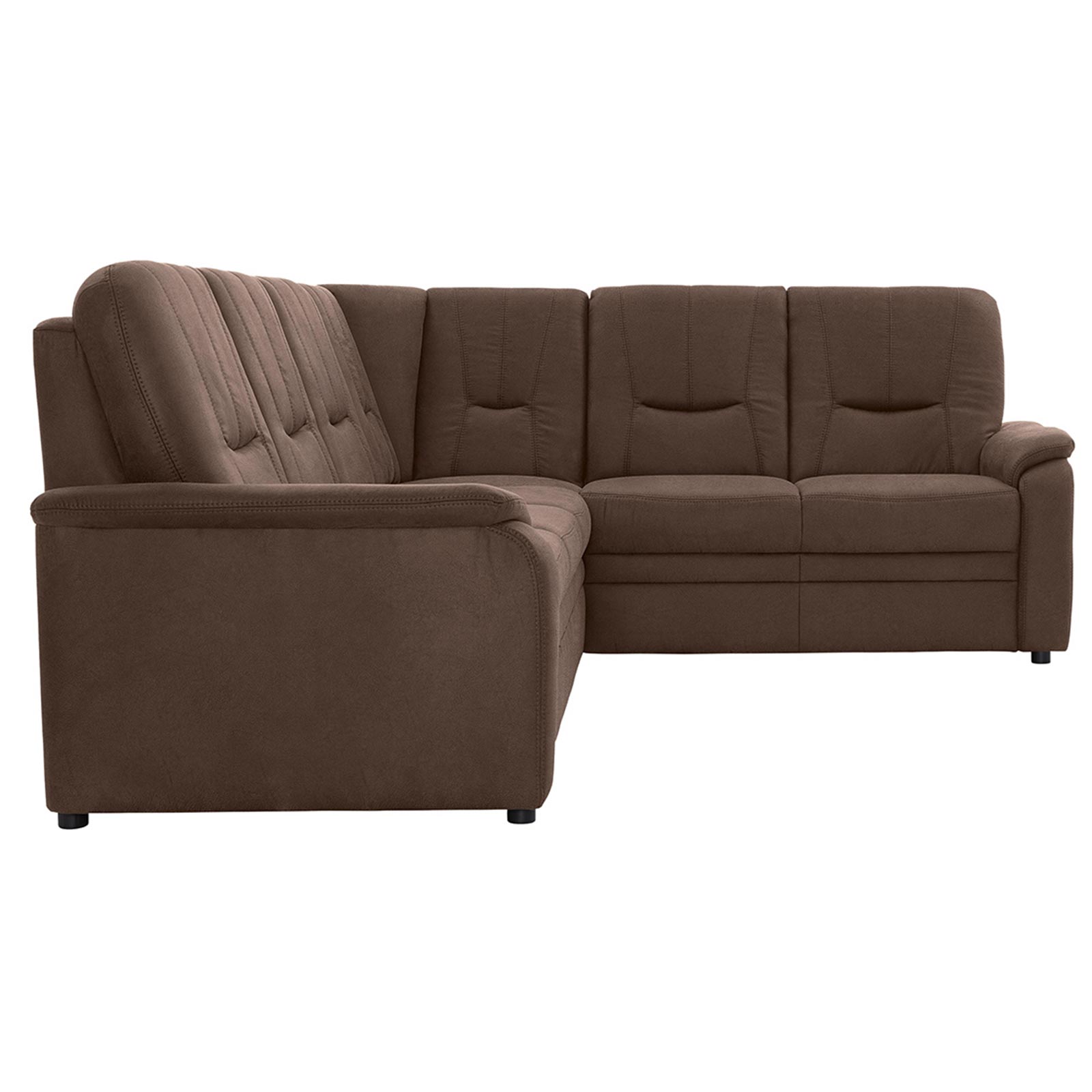 polsterpower Ecksofa - Saddle nougat - Basismodell - rechts