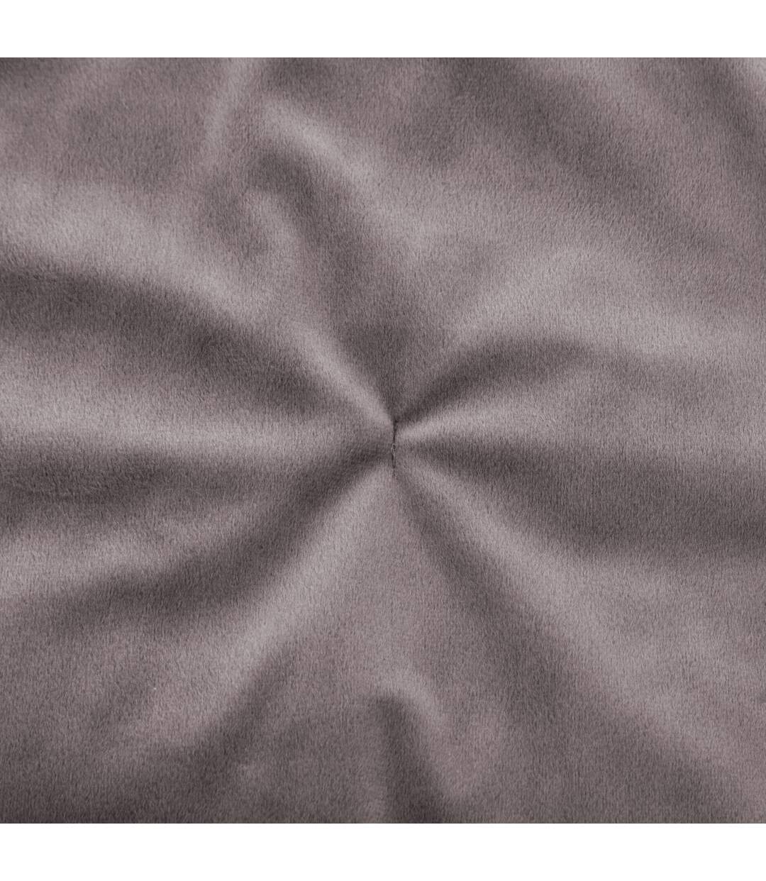Edredon design velours Hiver - L. 80 x l. 180 cm - Gris