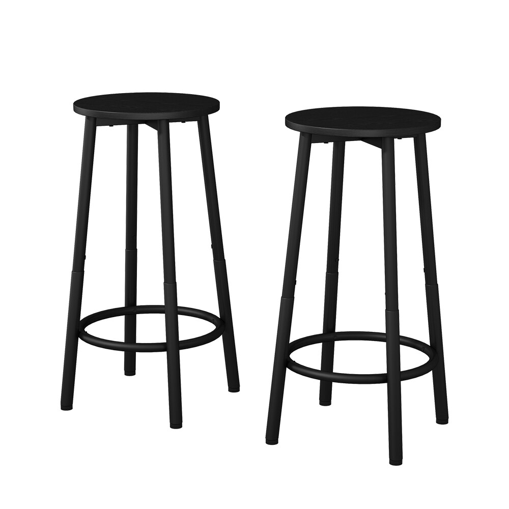 Vicco Barhocker Edmonton Schwarz 31,5 x 64 cm 2er Set