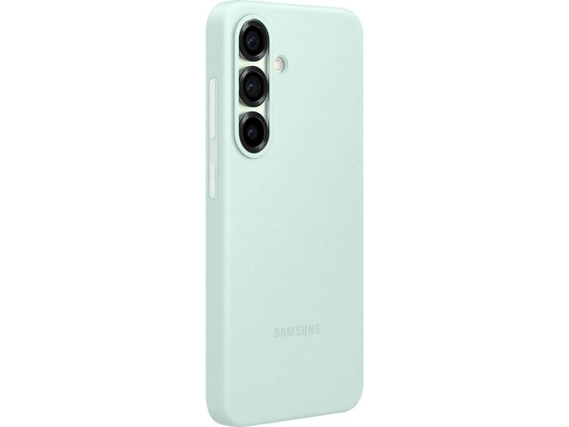 Samsung Back Cover Silicone Galaxy S25 Mint Moderne Handyhülle aus ultradünnem und griffigem Silikon für das  Samsung Galaxy S25