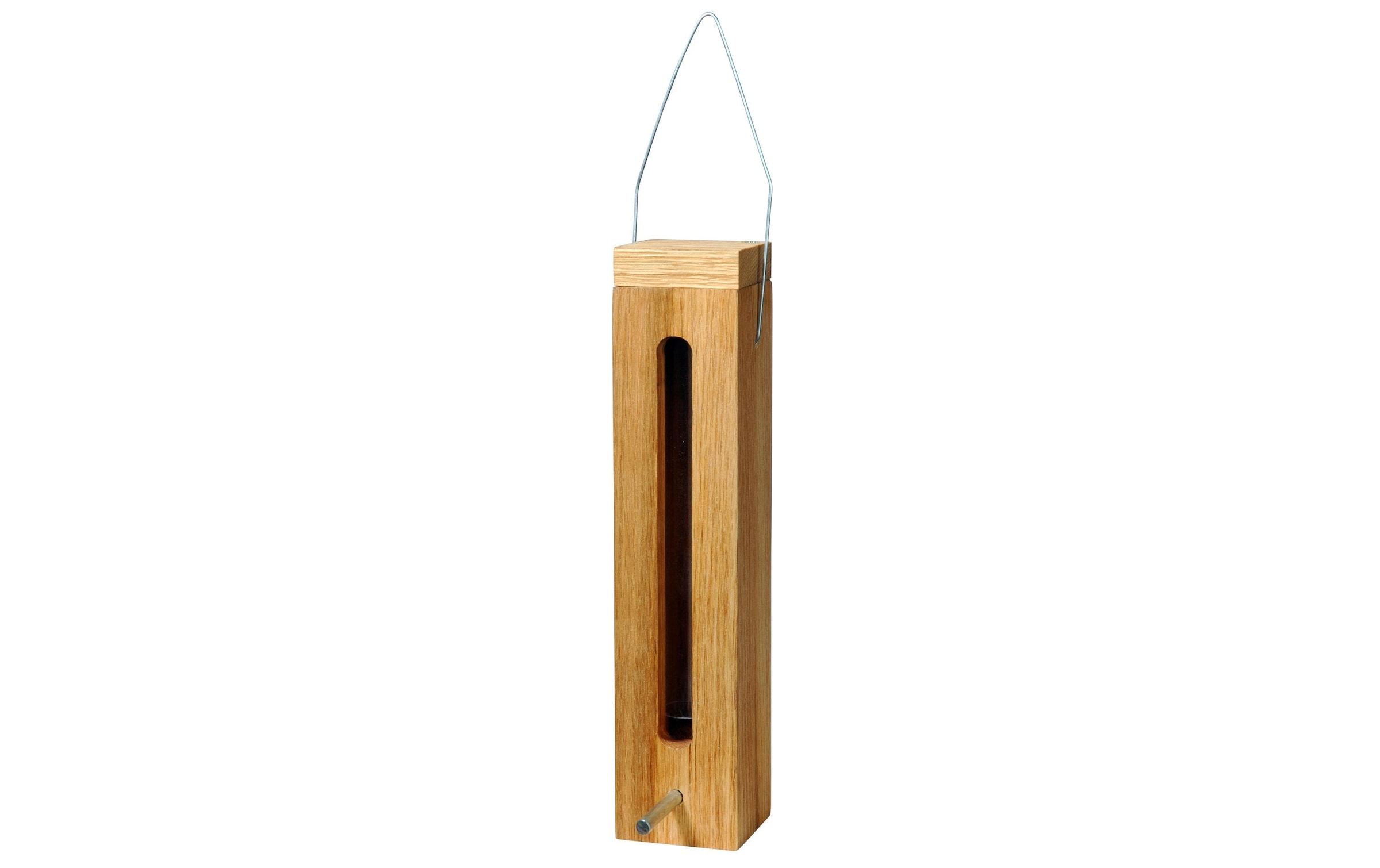 LUXUS-VOGELHAUS Futterspender »5 x 5 x 23 cm, Holz« Holzart: Eiche (Europa)