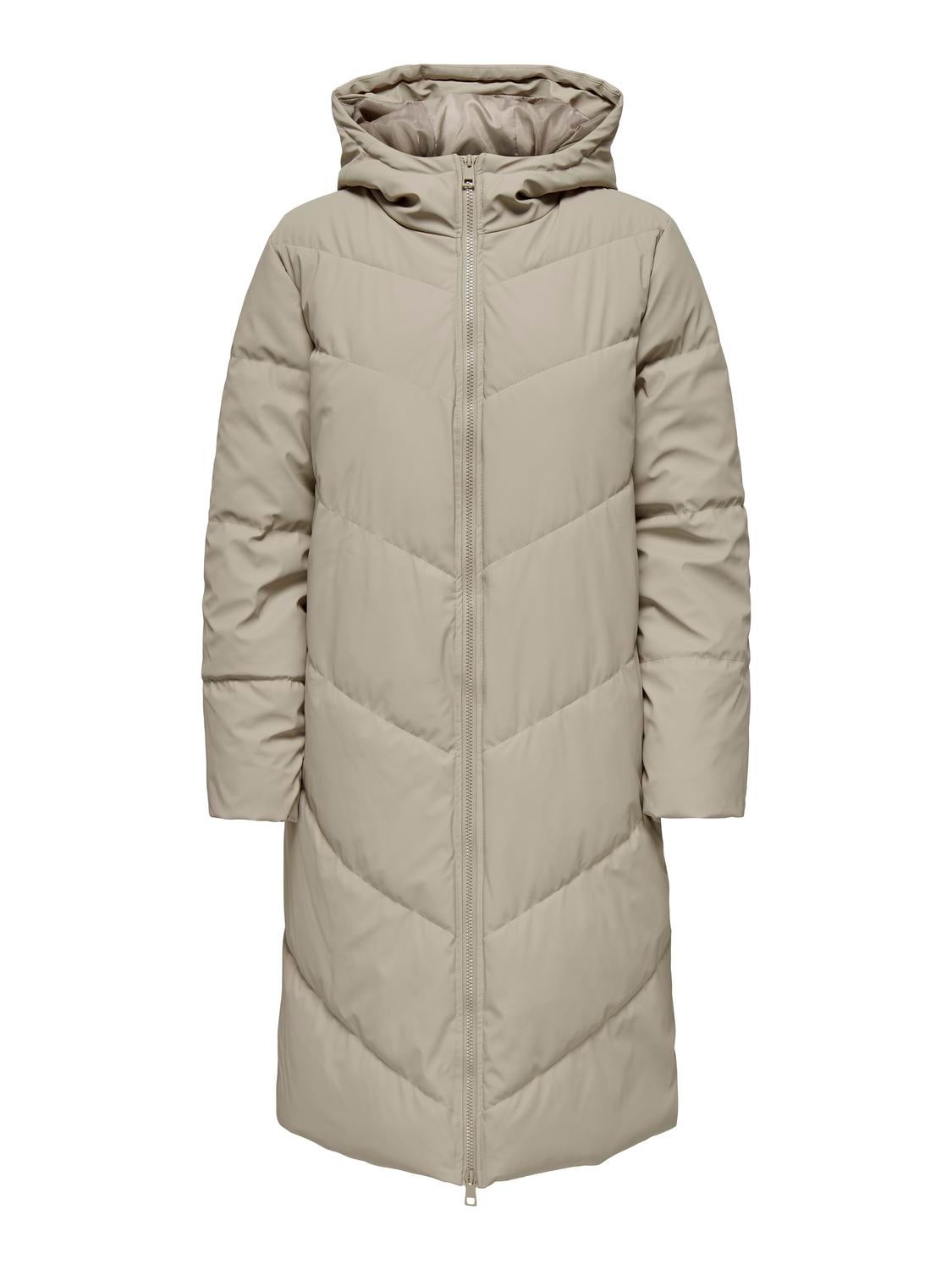 JDYULRIKKA Steppmantel Simply Taupe