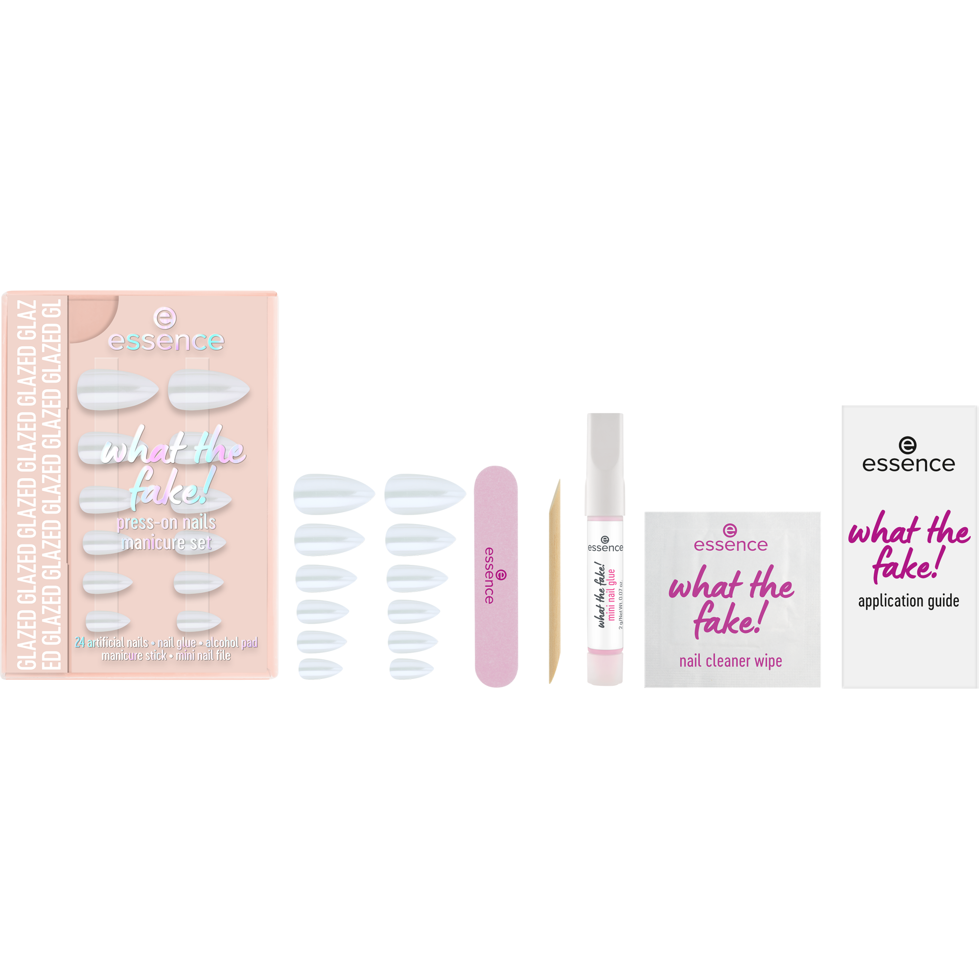what the fake! PRESS-ON NAILS manicure set