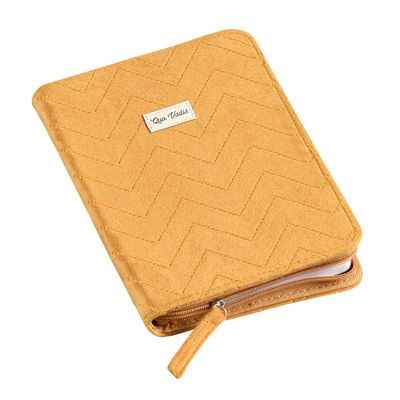 Quo Vadis Colette Minister - Agenda - 2025 - semainier - standard / M - 160 x 240 mm - portrait - papier blanc - mustard yellow cover - synthétique, velours