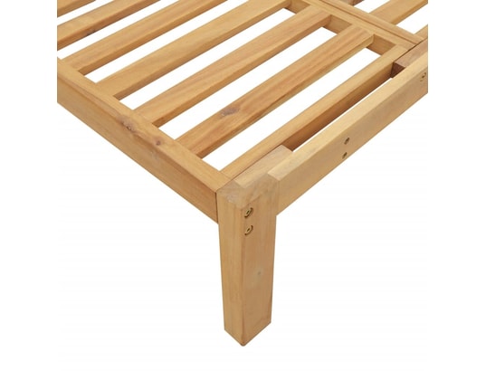 VIDAXL - Canapés centraux palette de jardin 2pcs et coussins bois aca...