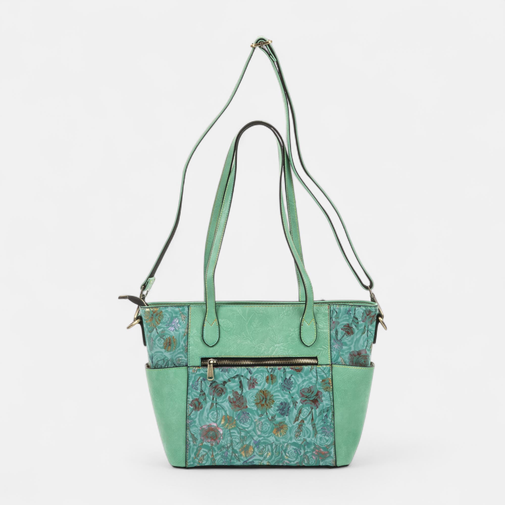 Sac de shopping vert