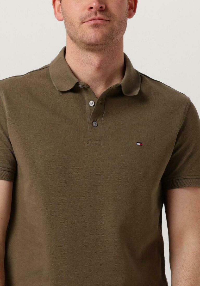 TOMMY HILFIGER groene tommy hilfiger polo 1985 slim polo