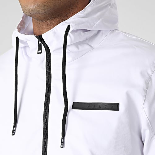 Ensemble Veste Capuche Et Pantalon Cargo Blanc