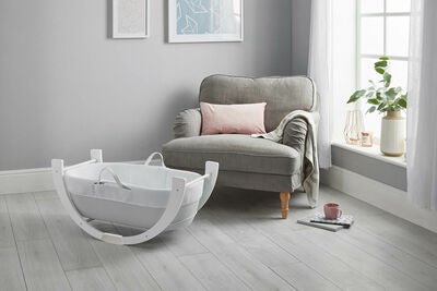 Shnuggle Dreami Moseskurv Sleep System, Grå