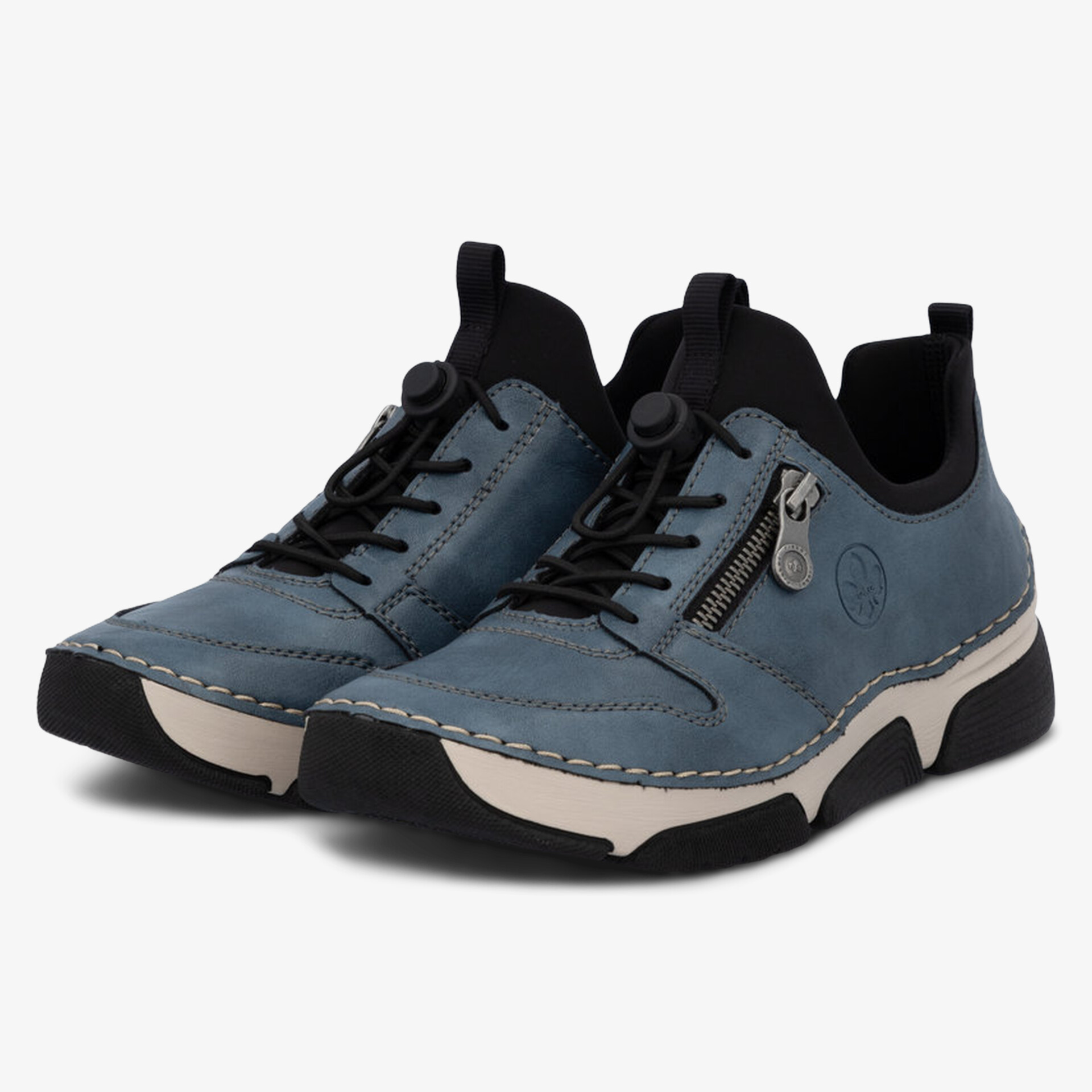 Rieker Damen Halbschuhe - Blau | Jetzt bei reno.de entdecken