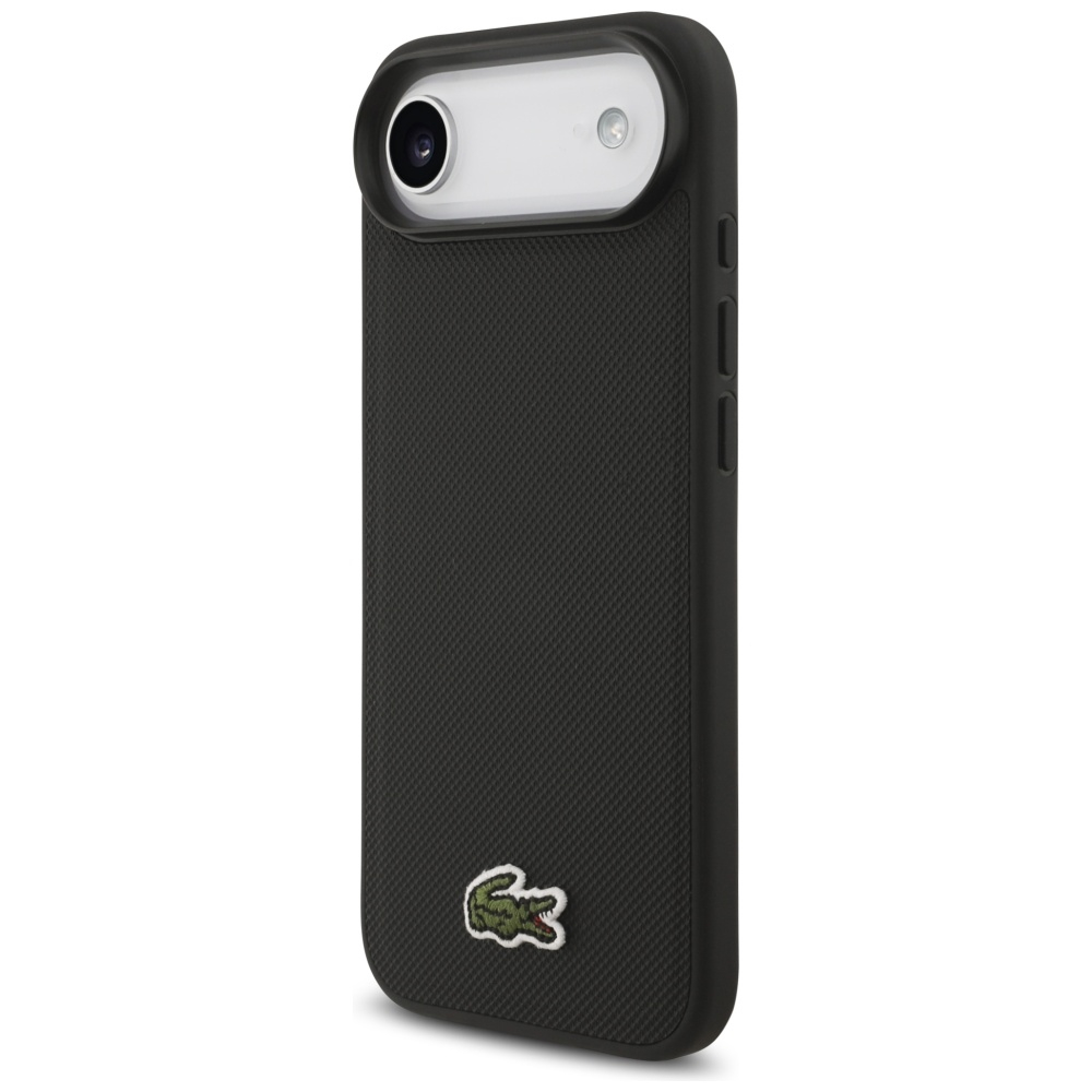 iPhone Air MagSafe Hardcase Hülle Iconic Petit Pique Woven Logo (LCHMP17MPVCK) - Schwarz