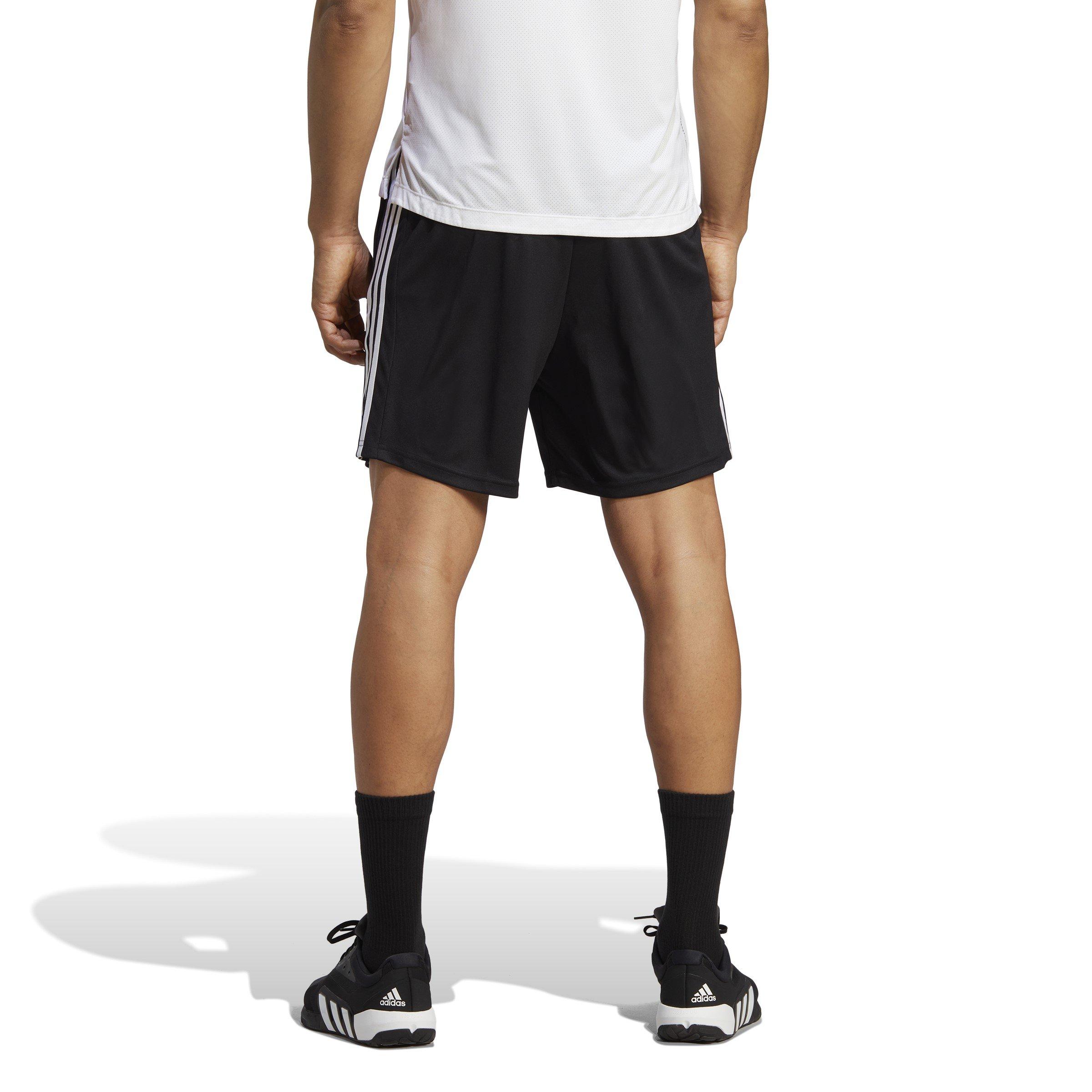 adidas 3 Stripe Essentials Pique Training Shorts Mens