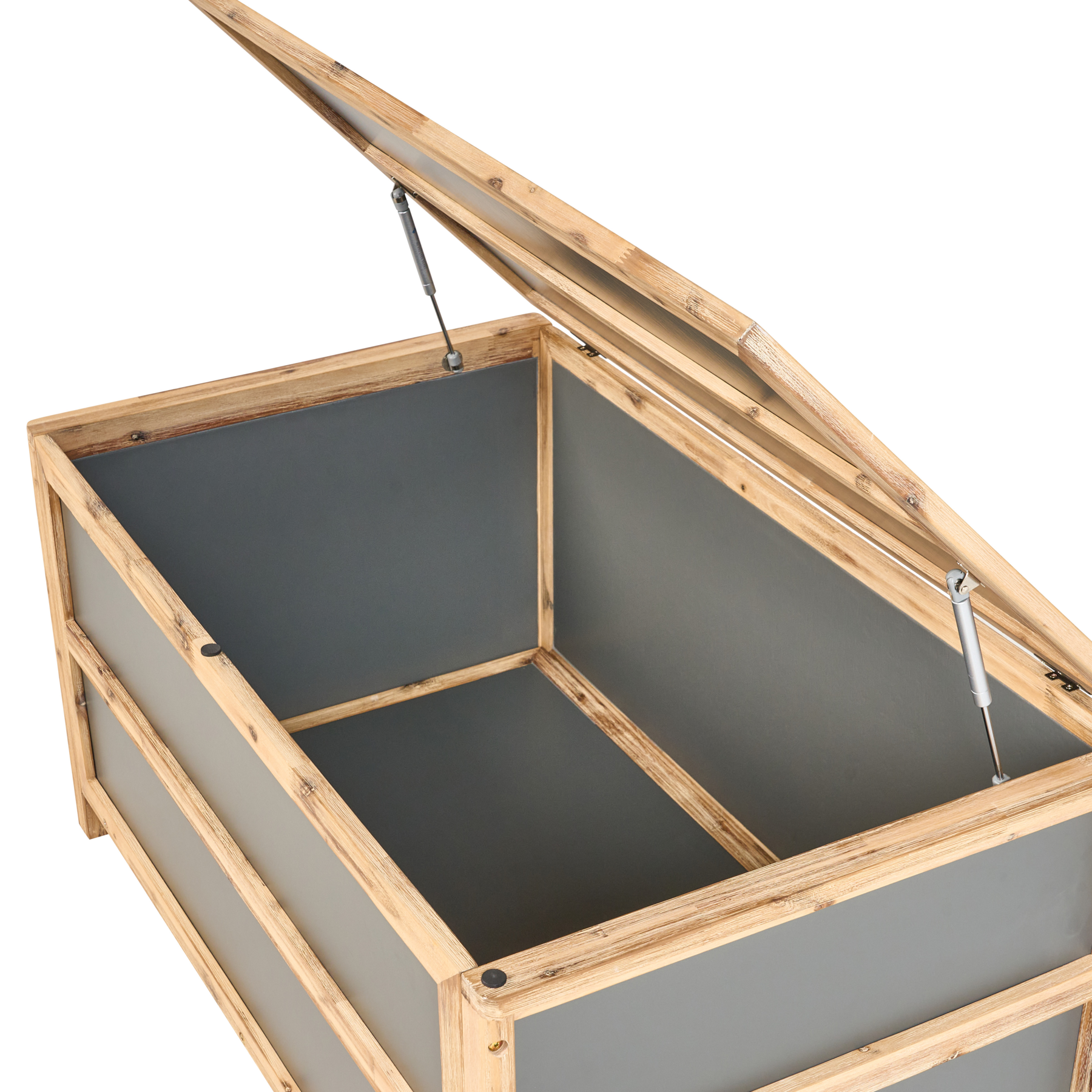 Beliani - ACATE - Kussenbox - Grijs - 330 L - Beton