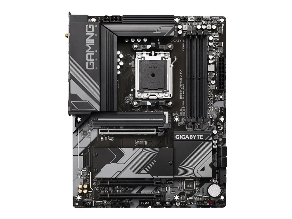 Gigabyte B650 GAMING X AX - Bundkort - ATX - Socket AM5 - AMD B650 Chipset - USB 3.2 Gen 2, USB-C 3.2 Gen2, USB 3.2 Gen 1 - 2.5 Gigabit LAN, Wi-Fi 6E, Bluetooth - onboard grafik (CPU påkrævet) - High Definition Audio (7.1-kanal)