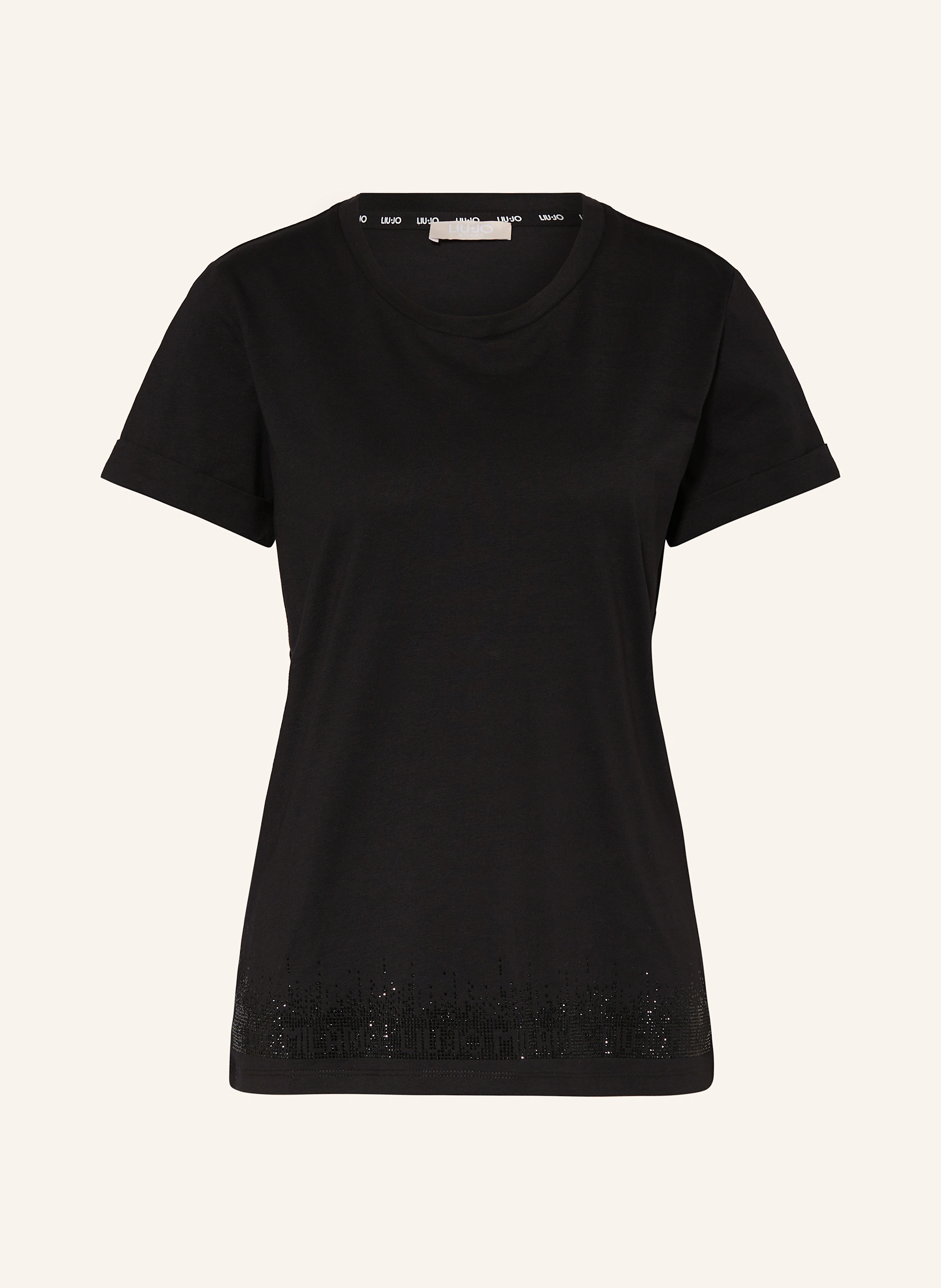 LIU JO T-Shirt mit Schmucksteinen