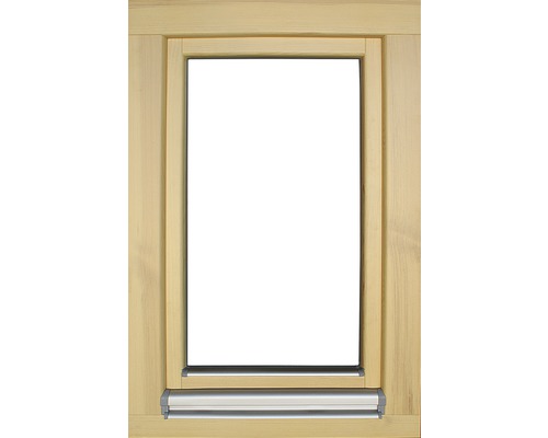 Houten raam, grenen, gelakt, 600x900 mm, DIN links