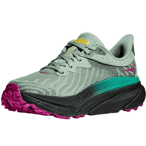 Chaussure trail HOKA ONE ONE CHALLENGER 7 W ALOE VERA / BLACK