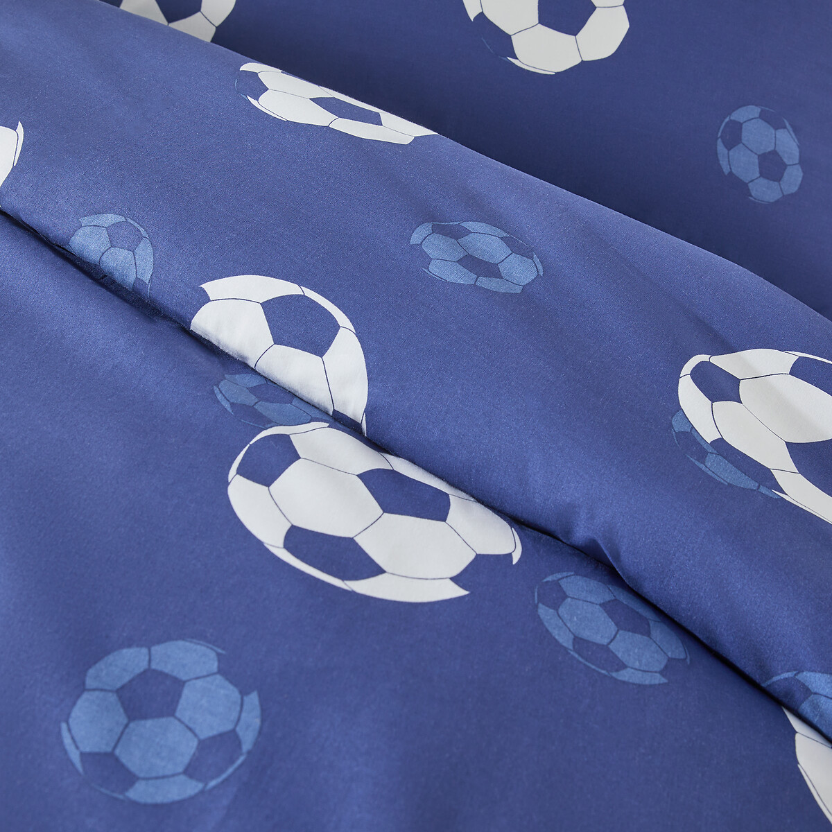 SO'HOME<br>Conjunto de cama de algodão, fronha retangular, Azul Goal