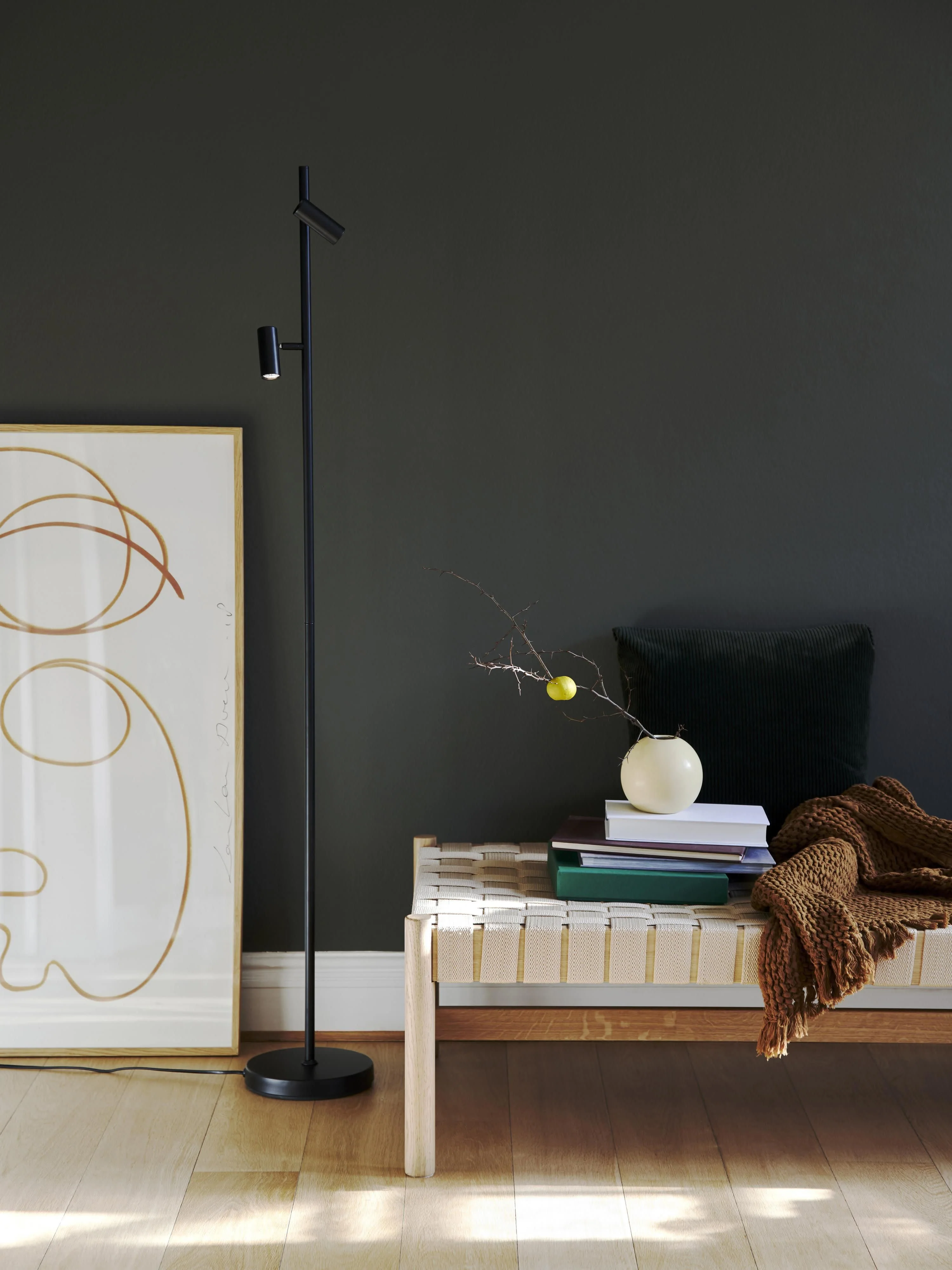 Dimbare LED leeslamp Omari