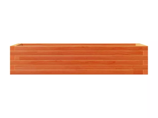Jardinière bac lit surélevé bois marron 110 x 40 x 23 cm 02_0038429