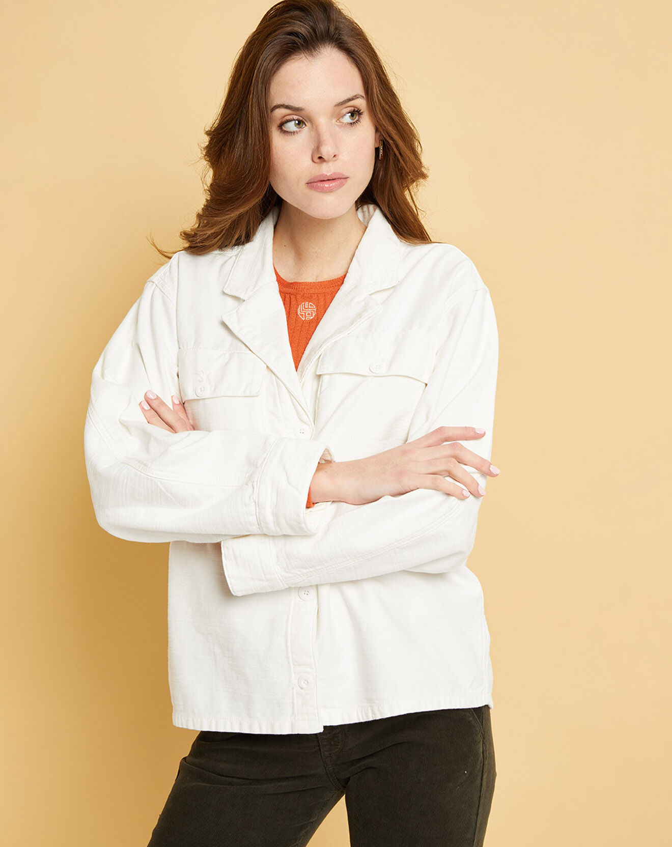 Acquaverde Veste Gabardine Ashley blanche
