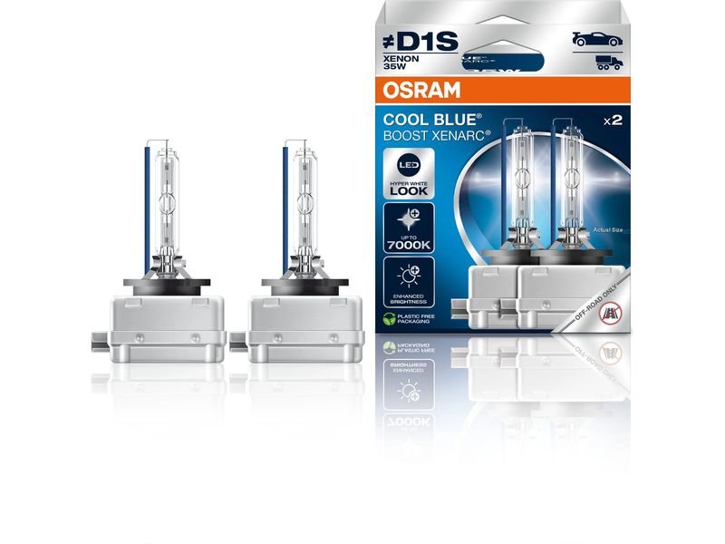OSRAM XENARC Cool Blue Boost Duobox D1S 12V 35W PK32d-2 PKW Auto-Glühbirne