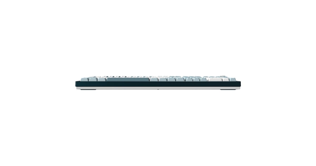 MontechMkey Freedom, toetsenbord  (Donkerblauw/wit, US lay-out, Gateron G Pro Brown, Hot-swappable, RGB, PBT)