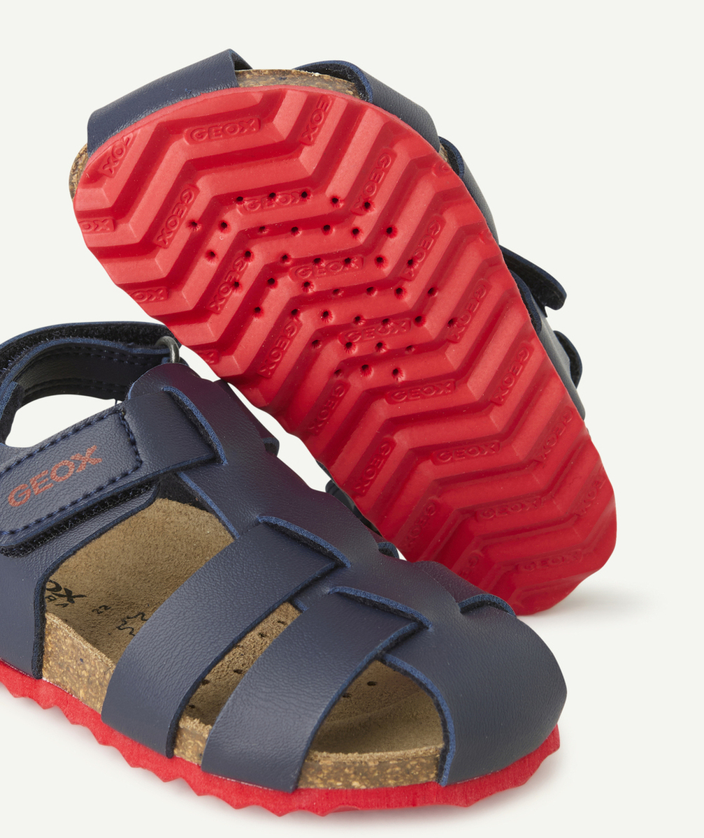 GEOXsandales fermées bébé garçon chalki couleur bleue marine à scratch