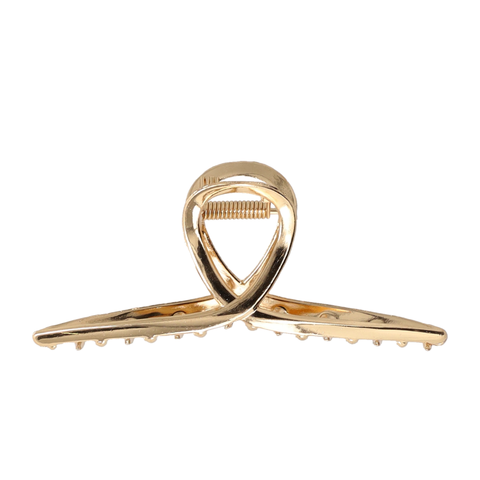 (11cm) Haarspange Klammer Metall Krallen Clip Haarschmuck  - Gold