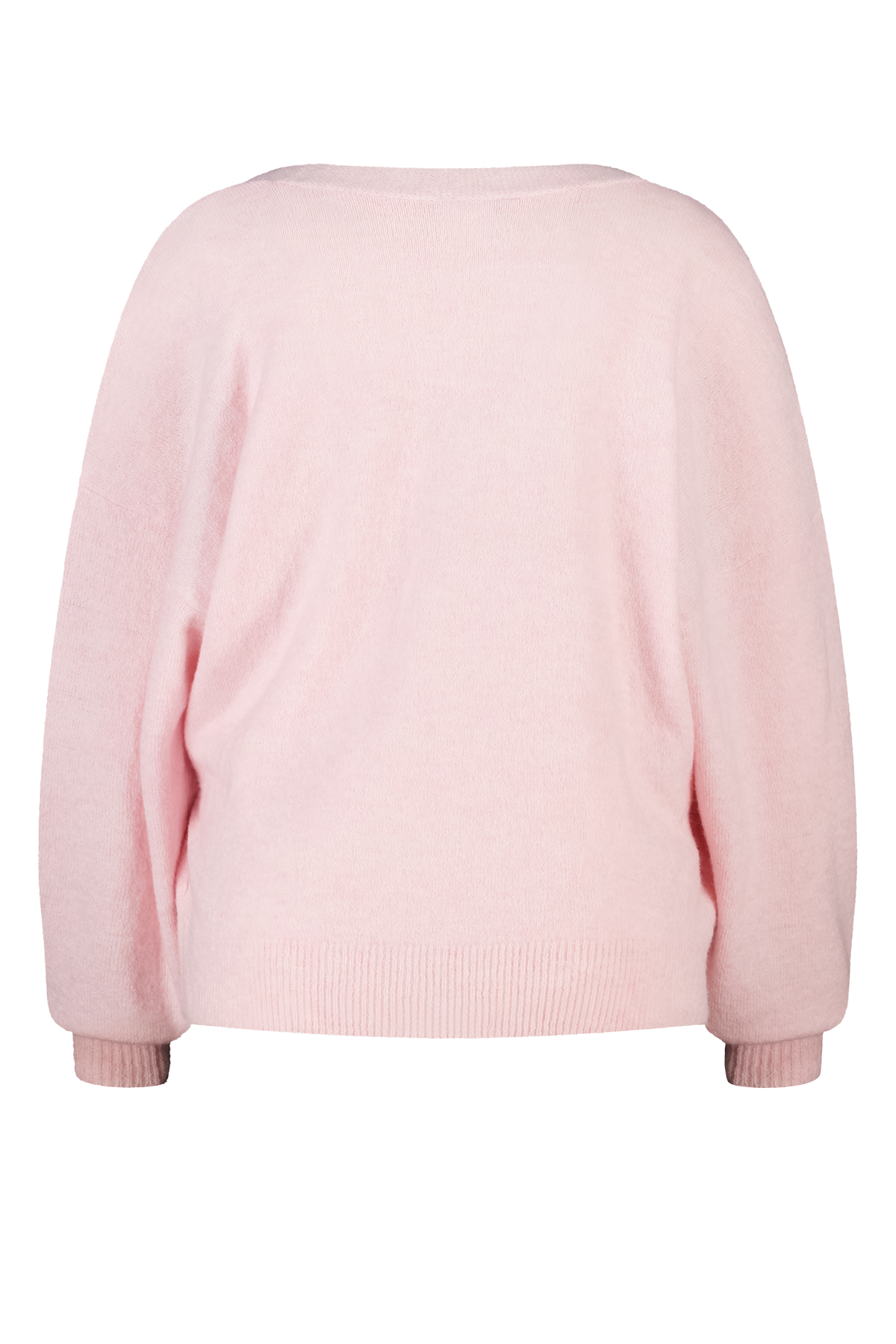 Overslag vest met strikceintuur Licht pink