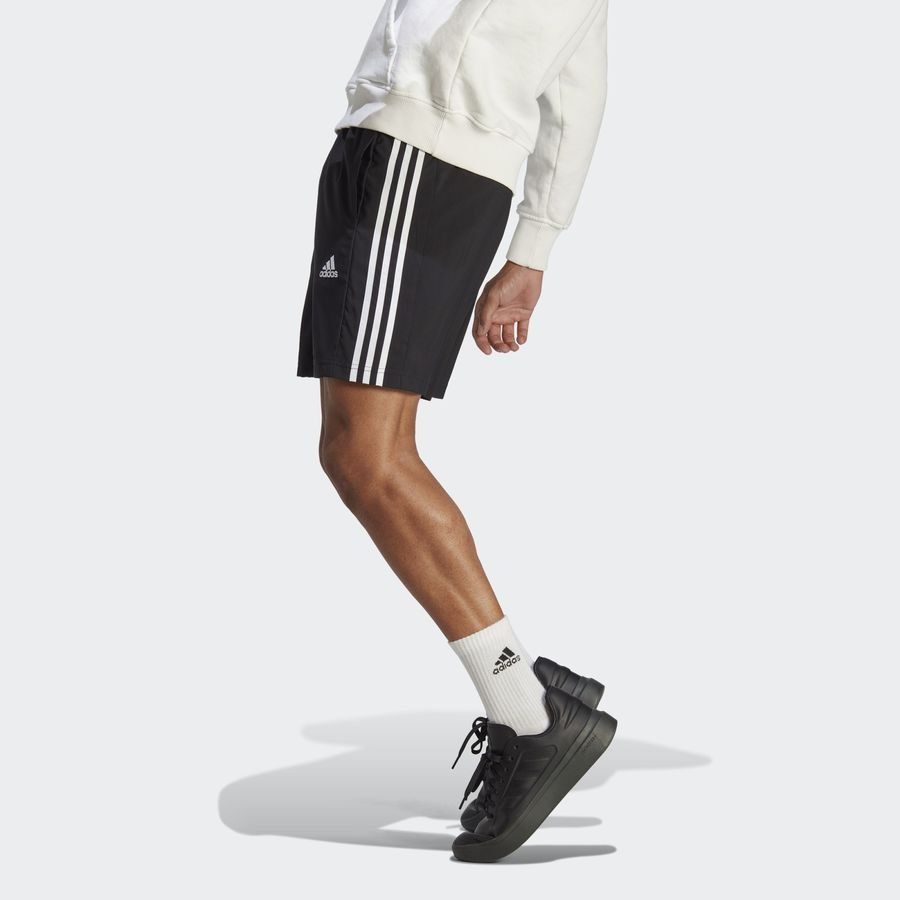 adidas Short Aeroready Essentials 3-Stripes - Noir/Blanc