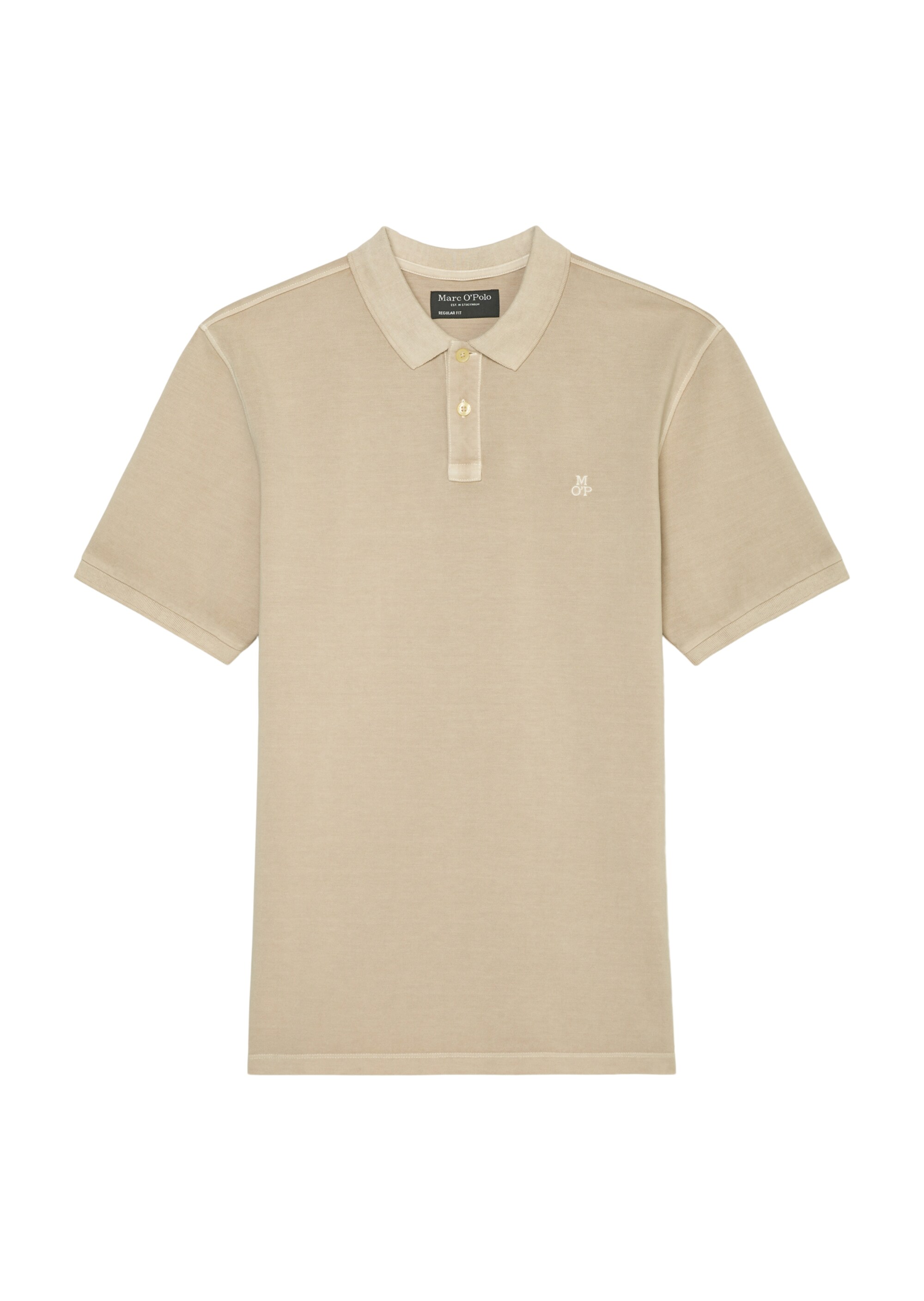 Kurzarm-Poloshirt Piqué regular aus Bio-Baumwolle