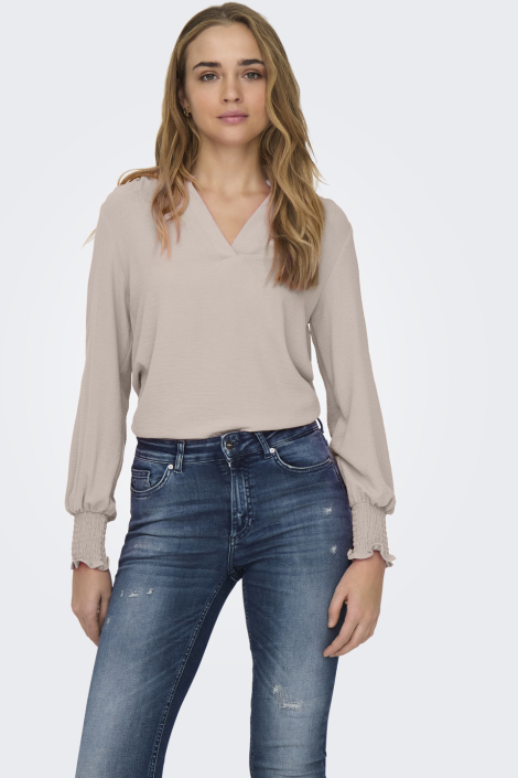Only beige dames blouse