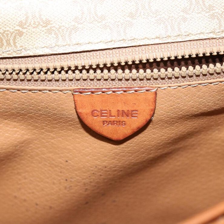 Celine Vintage Celine Crossbody Bag Beige
