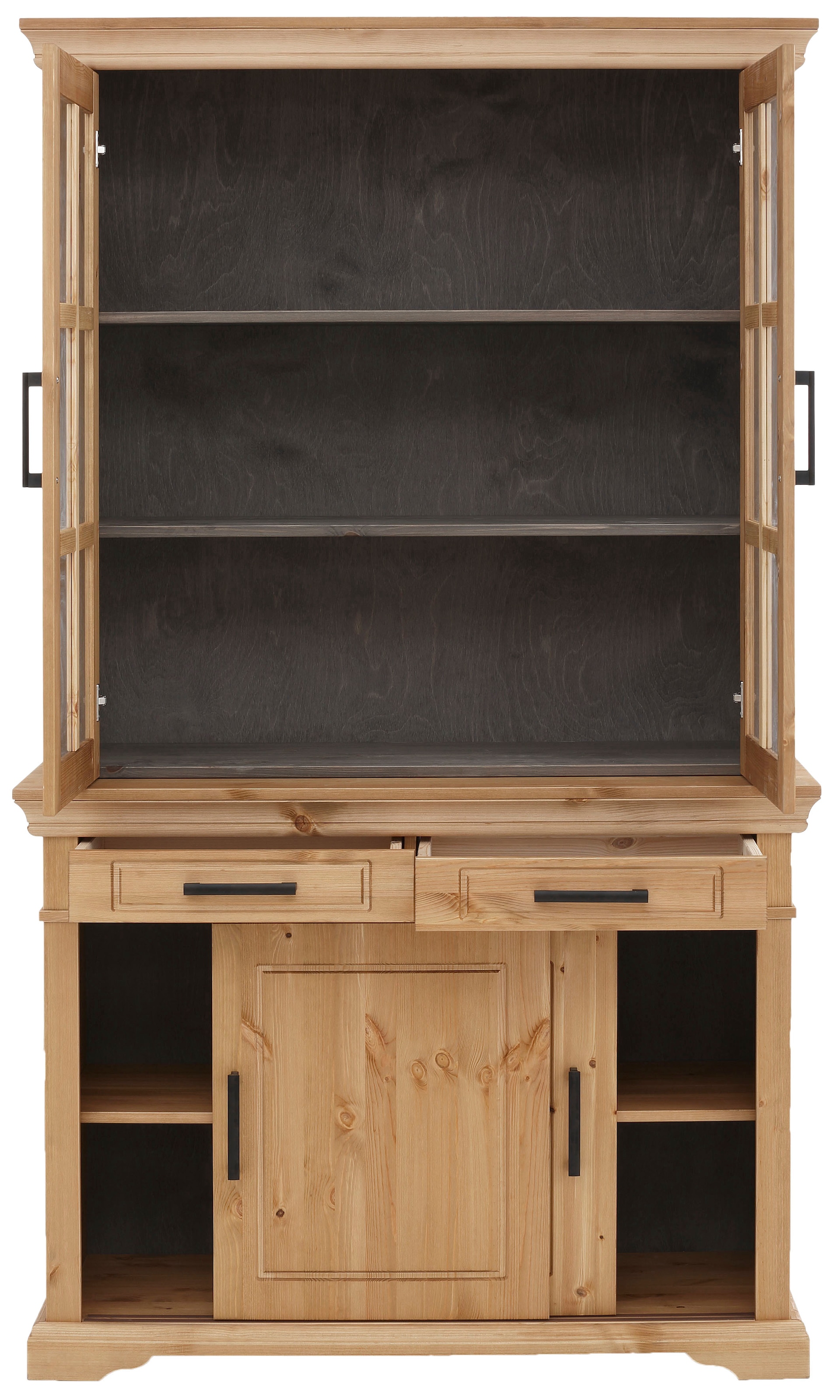 Home affaire Vitrine »Anabel« aus massiver Kiefer, FSC®, Breite 110 cm