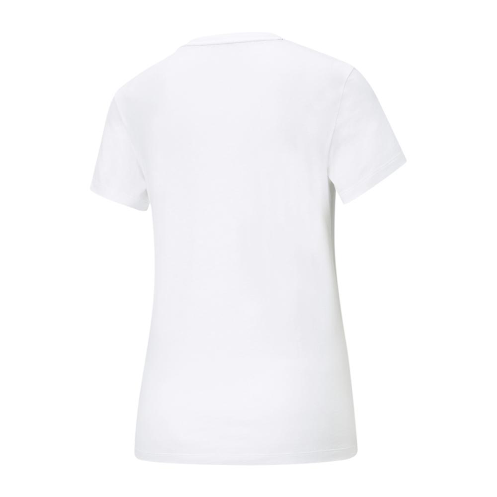 Puma T-shirt Blanc Femme Puma Logo 586774-02