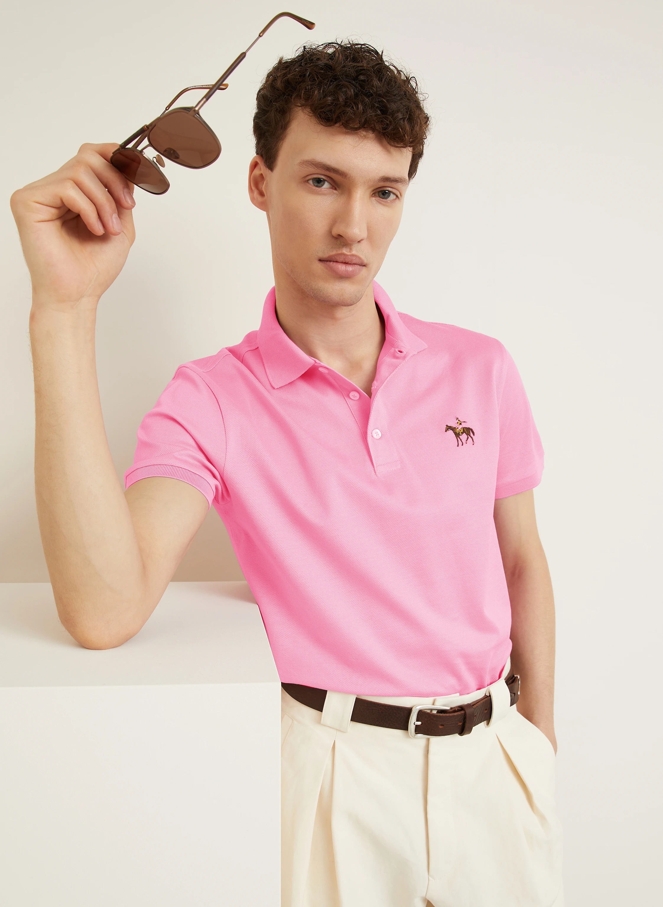 RALPH LAUREN PURPLE LABEL Piqué-Poloshirt