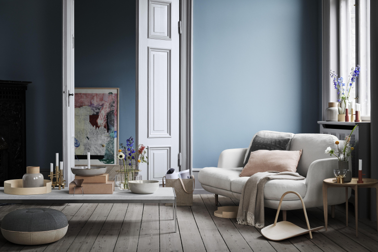 Fritz Hansen Tray salontafel 60 zwart eiken