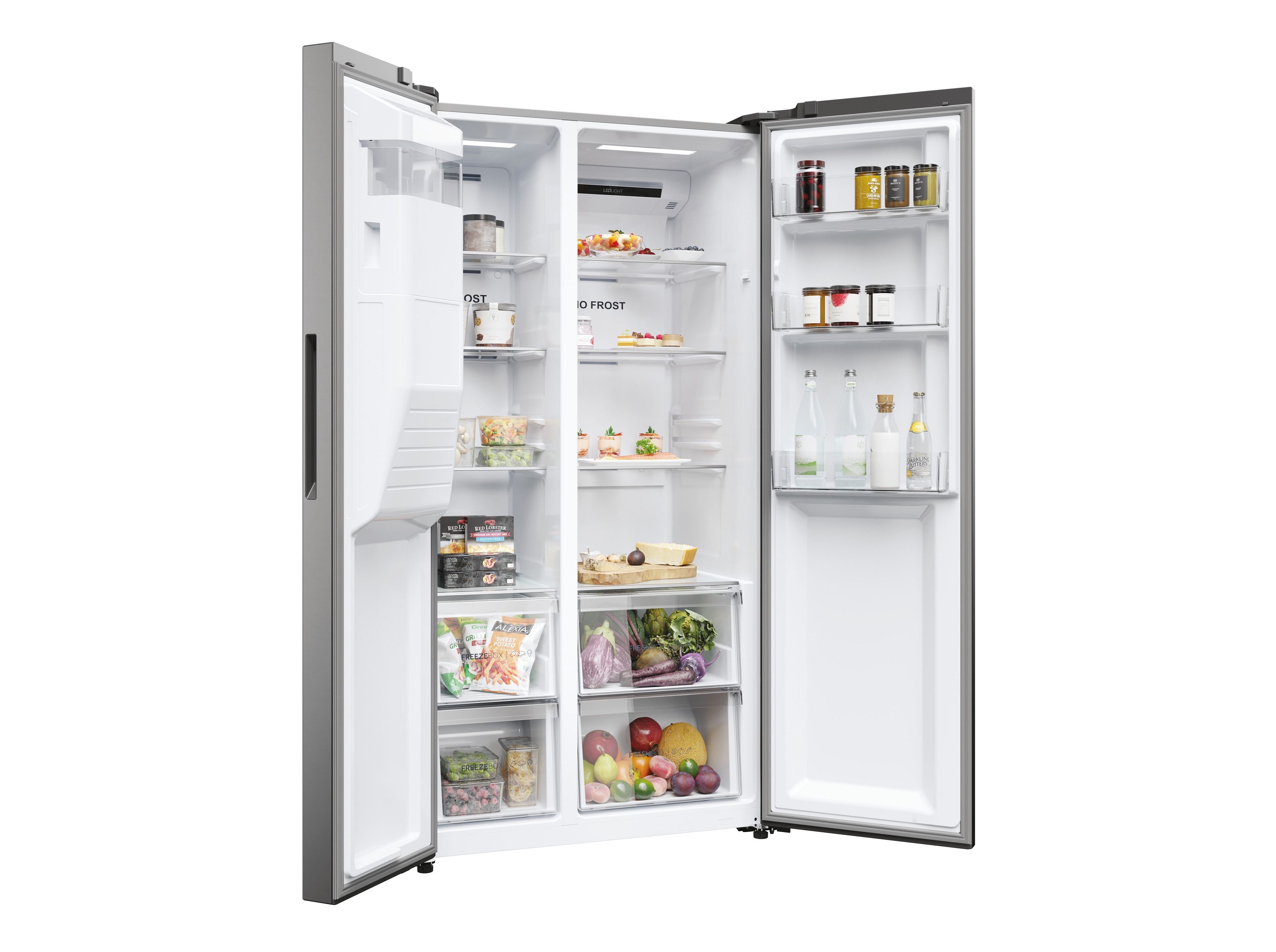FRIGORIFICO AMERICANO COM DISPENSADOR HAIER HSR5918DIMP D INOX 511L