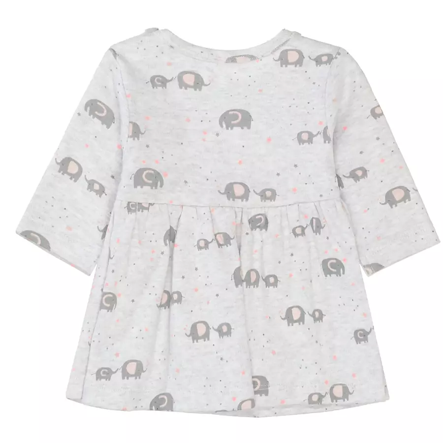 STACCATO Kleid light stone melange gemustert