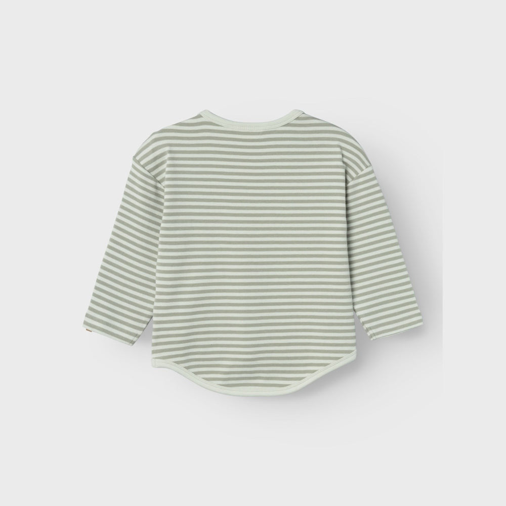 Køb Lil'Atelier Green Tint Geo Alk Bluse