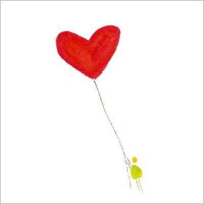 Love Balloon Greetings Card
