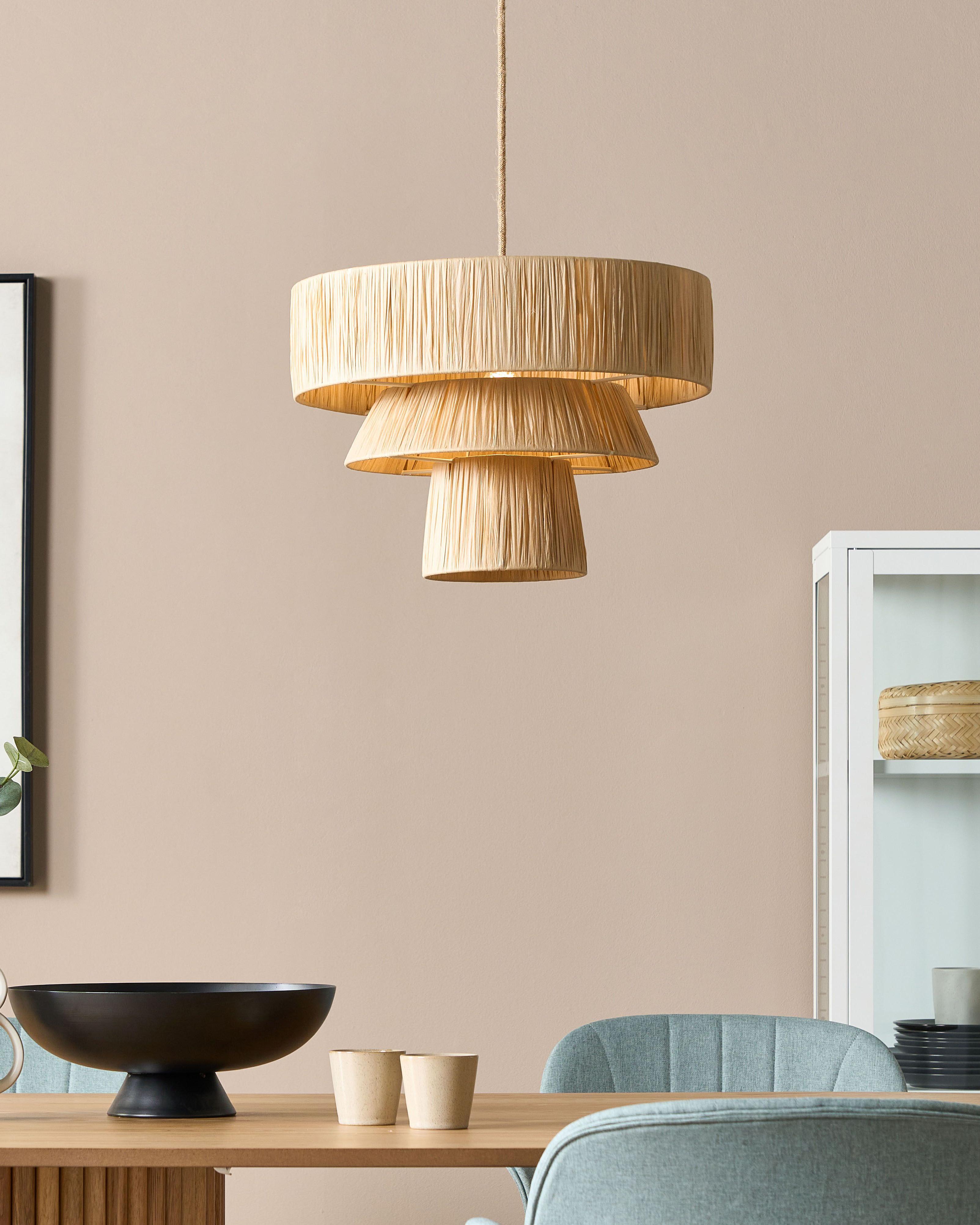 Hanglamp CHAMBO Papier Natuurlijk