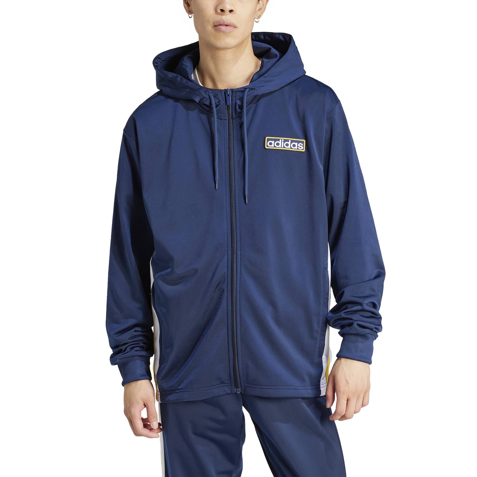 adidas Originals| Herren Sweatjacke mit Kapuze ADIBREAK FULL ZPP HOODED TRACK TOP