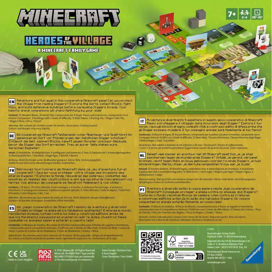 Ravensburger Minecraft Heroes of the Village bunt