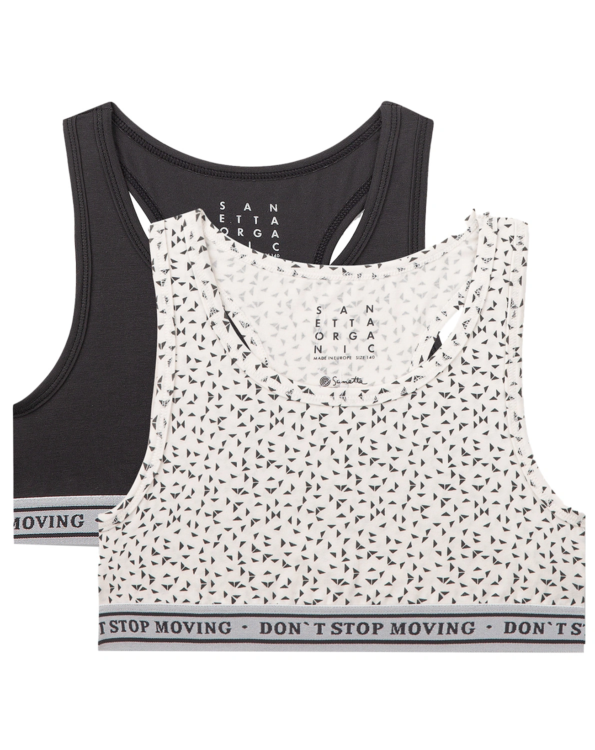 Bustier SAN - PATTERN 2er-Pack in white whisper