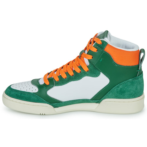 Polo Ralph Lauren - POLO CRT HGH-SNEAKERS-HIGH TOP LACE Verde / Blanco / Naranja