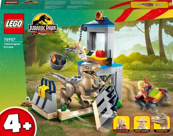 LEGO Jurassic World 76957 Velociraptor på rømmen